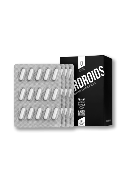 Angry beards beardoids vitaminy na podporu rastu fuzov na 2mes v obchode Beautydepot