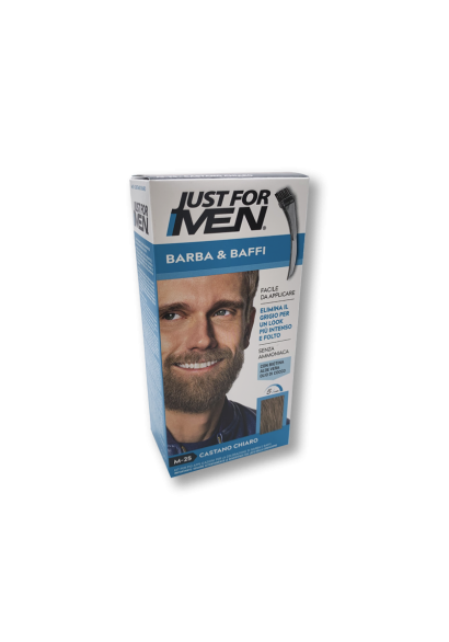 Just For Men Mustache & Beard gél na farbenie brady M25 svetlo hnedá v obchode Beautydepot
