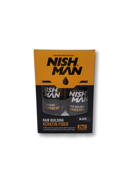Nishman Keratin Black farbenie a zahusťovanie tenkých vlasov  v obchode Beautydepot