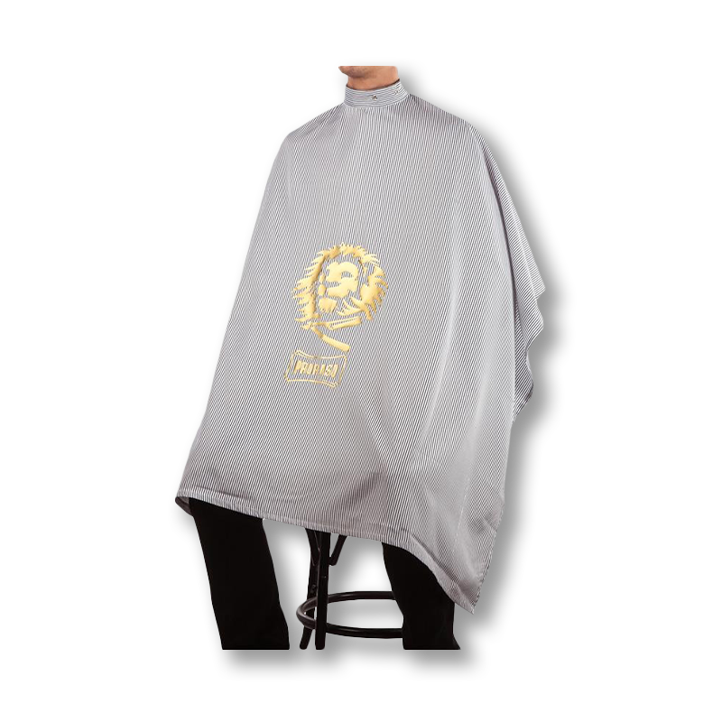 Látková pláštěnka s logem lva Proraso Barber cape Premium