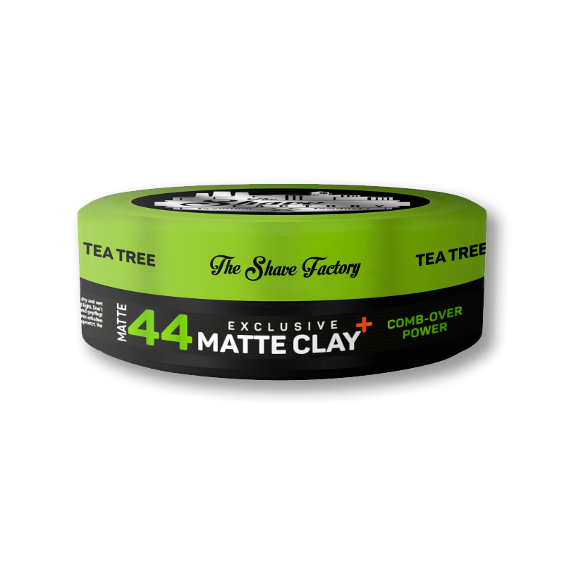 Levně Hlína na vlasy Shave továrna Matte Clay 44 Tea Tree 150ml
