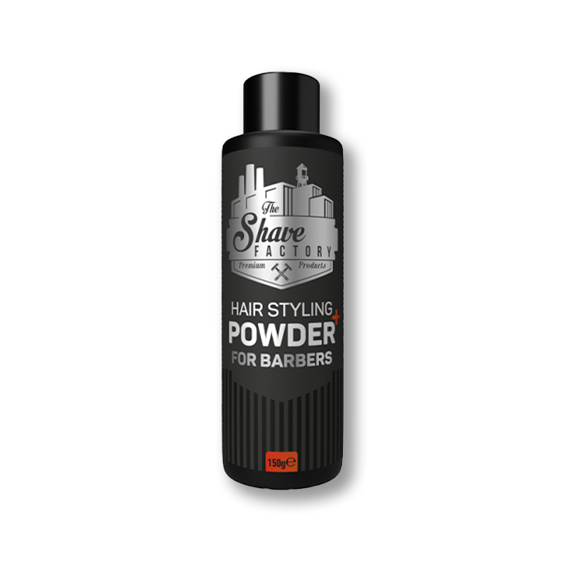Levně Prášek pro úpravu vlasů Shave Factory Hair Styling Powder Barber Size 150g