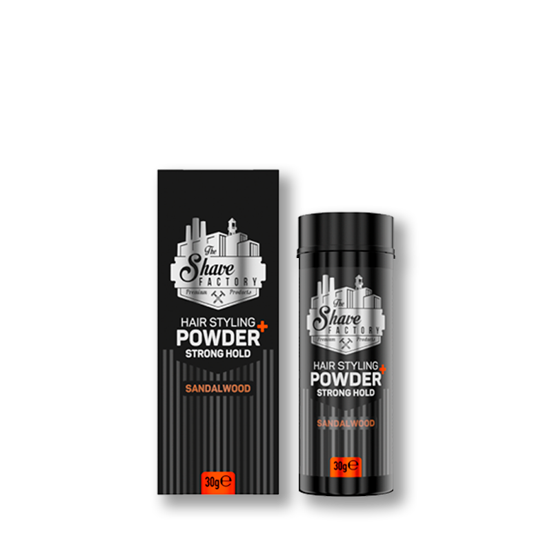 Levně Pudr na vlasy Shave Factory Powder Sandalwood 30g (Extra balení)