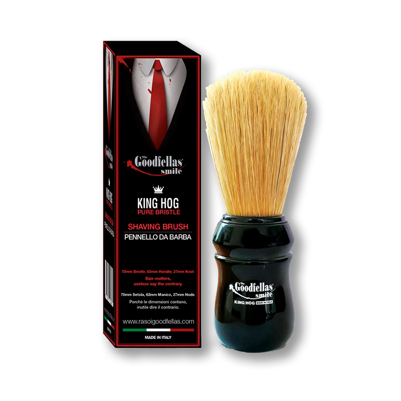 Levně Štětka na holení King Hog TGS 100% přírodní štětiny L 70mm
