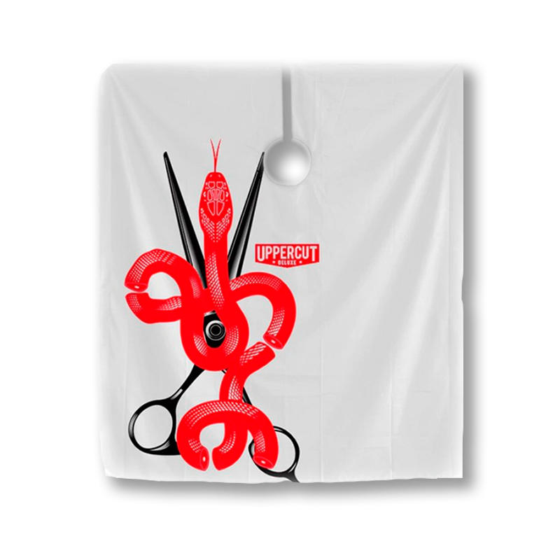 Barber pláštěnka černá Uppercut Snake cape